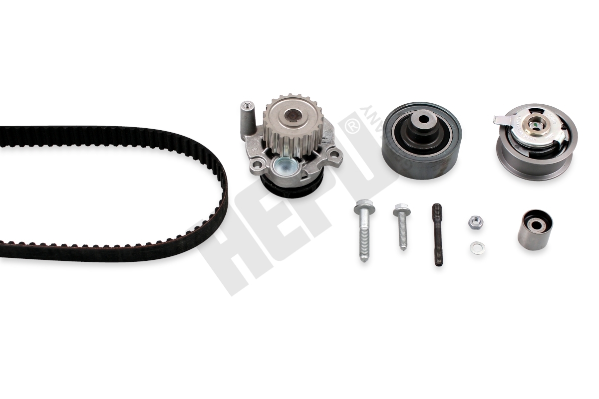 HEPU Vandpumpe + tandremssæt pk05492 for VW PORSCHE VAG