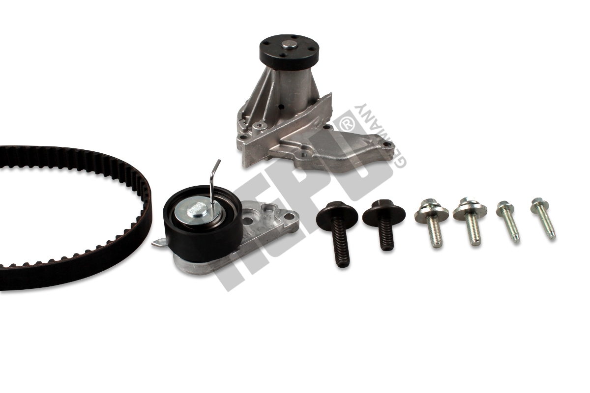 HEPU Vandpumpe + tandremssæt pk02350 for VOLVO FORD MAZDA