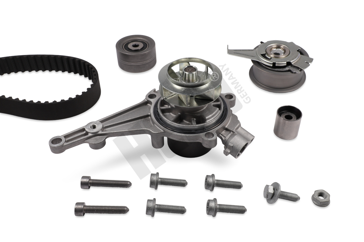 HEPU Vandpumpe + tandremssæt PK55020M for VW PORSCHE VAG