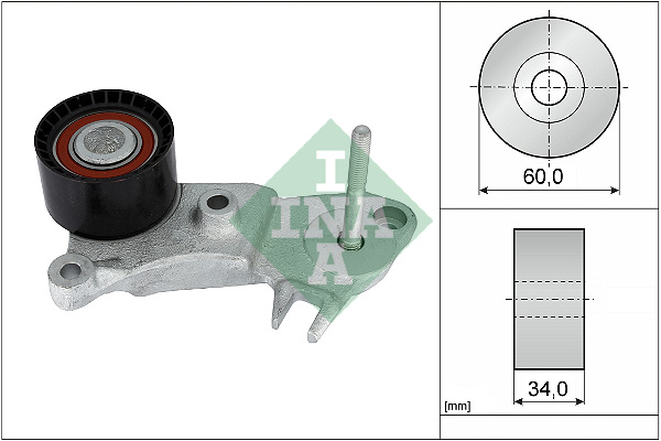 SCHAEFFLER INA Medløberhjul, tandrem 532099910 for VOLVO