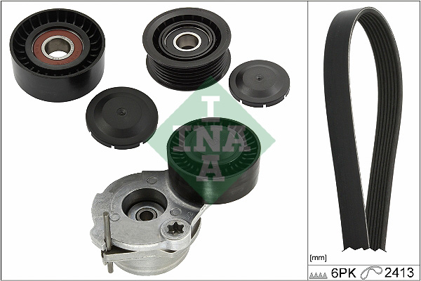 SCHAEFFLER INA Kileremssæt 529048410 for PORSCHE VW AUDI