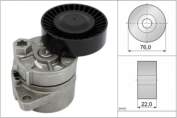 SCHAEFFLER INA Remstrammer, kilerem 534001810 for KIA