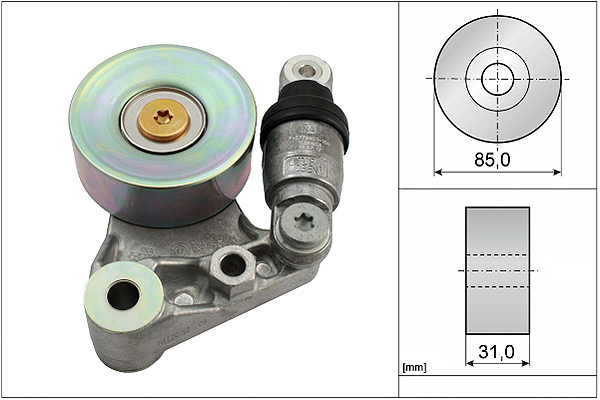 SCHAEFFLER INA Remstrammer, kilerem 534002110 for NISSAN