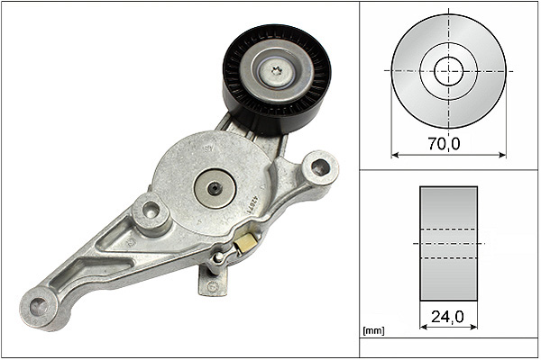 SCHAEFFLER INA Remstrammer, kilerem 534015110 for FORD VW