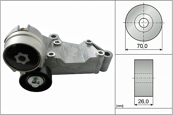 SCHAEFFLER INA Remstrammer, kilerem 534014610 for FORD