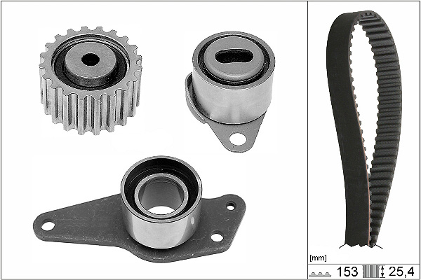 SCHAEFFLER INA Tandremssæt 530018310 for VOLVO MITSUBISHI DACIA RENAULT SUZUKI