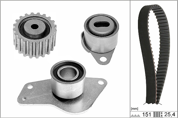SCHAEFFLER INA Tandremssæt 530018510 for DACIA