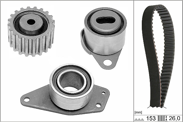 SCHAEFFLER INA Tandremssæt 530003810 for VOLVO DACIA