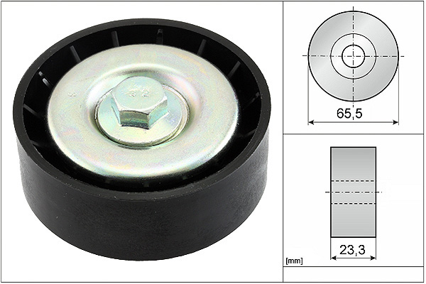 SCHAEFFLER INA Medløberhjul, multi-V-rem 532029510 for LANCIA