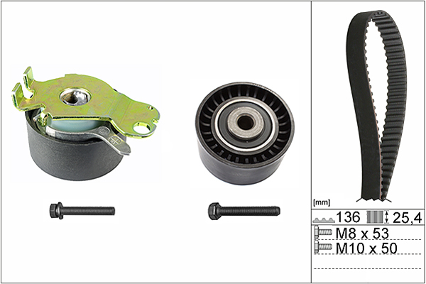 SCHAEFFLER INA Tandremssæt 530023610 for PEUGEOT
