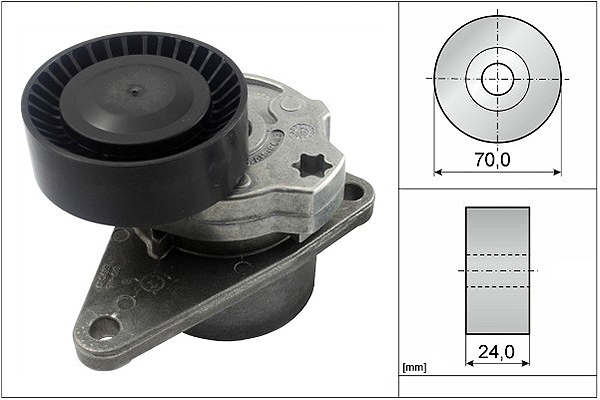 SCHAEFFLER INA Remstrammer, kilerem 534010310 for VOLVO VOLVO ASIA