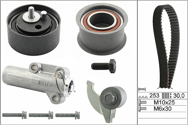 SCHAEFFLER INA Tandremssæt 530017910 for VW AUDI (FAW) AUDI SUZUKI