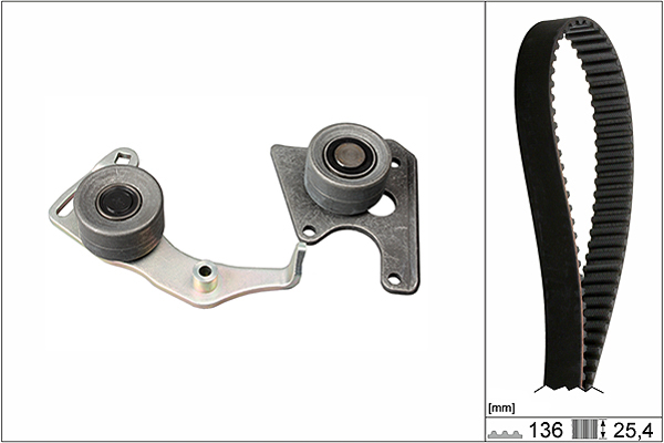 SCHAEFFLER INA Tandremssæt 530009610 for FIAT PEUGEOT HYUNDAI SUZUKI ROVER