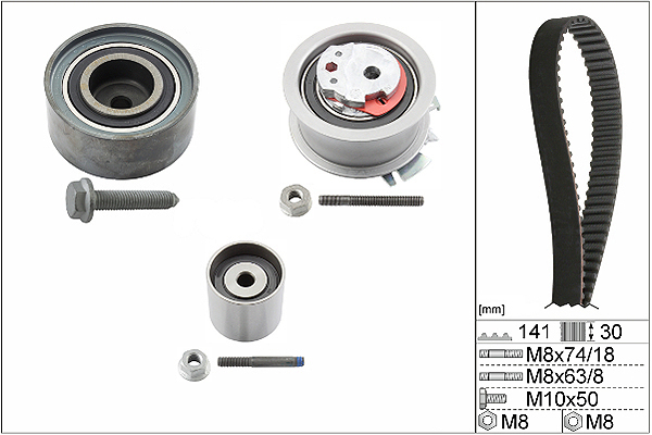 SCHAEFFLER INA Tandremssæt 530040510 for SKODA MITSUBISHI AUDI JEEP VW SEAT DODGE