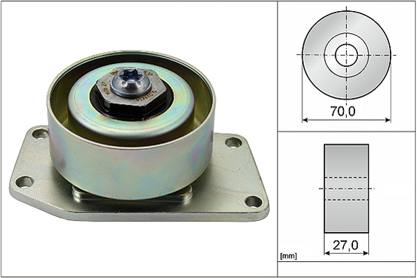 SCHAEFFLER INA Strammehjul, kilerem 531030610 for PEUGEOT