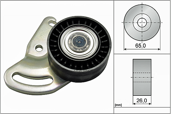 SCHAEFFLER INA Strammehjul, kilerem 531059130 for NISSAN DACIA