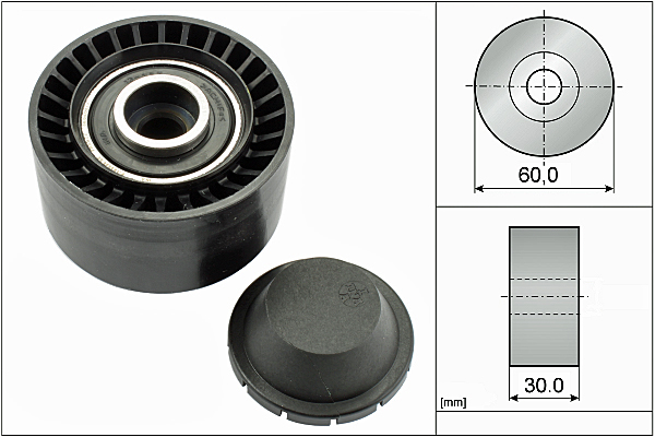 SCHAEFFLER INA Medløberhjul, multi-V-rem 532032010 for PEUGEOT FORD VOLVO DS MAZDA SUZUKI LEXUS