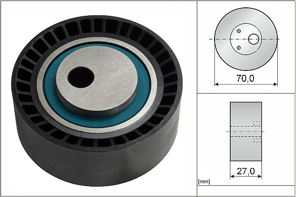 SCHAEFFLER INA Strammehjul, kilerem 531014810 for PEUGEOT LANCIA SUZUKI