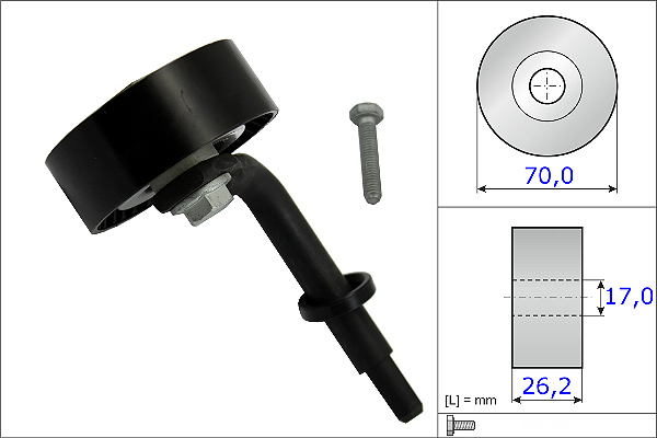 SCHAEFFLER INA Strammehjul, kilerem 531078310 for MINI