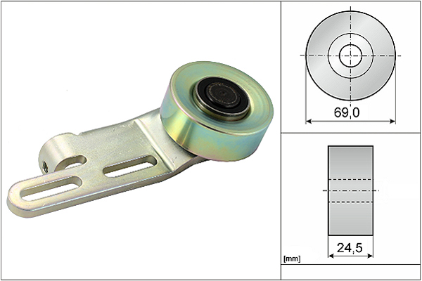 SCHAEFFLER INA Strammehjul, kilerem 531023910 for PEUGEOT