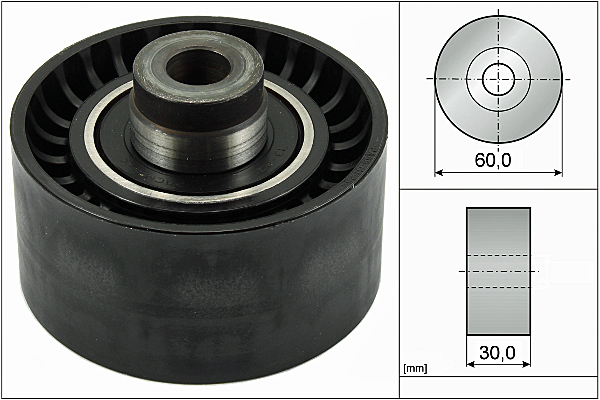 SCHAEFFLER INA Medløberhjul, tandrem 532034510 for PEUGEOT LANCIA FIAT NISSAN ROVER LEXUS
