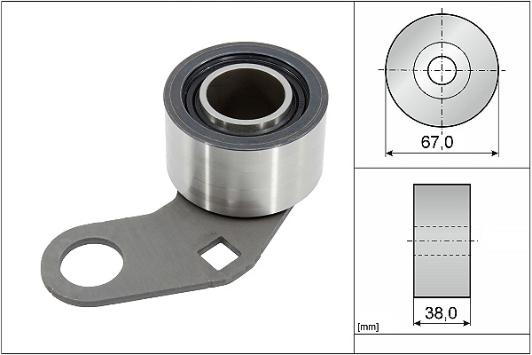 SCHAEFFLER INA Strammehjul, tandrem 531033110 for LAND ROVER