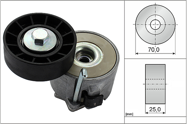 SCHAEFFLER INA Remstrammer, kilerem 534028010 for IVECO PEUGEOT