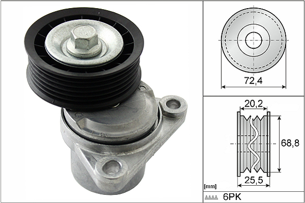 SCHAEFFLER INA Remstrammer, kilerem 534032610 for FORD MAZDA