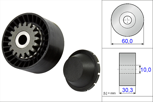 SCHAEFFLER INA Strammehjul, kilerem 531081110 for DACIA