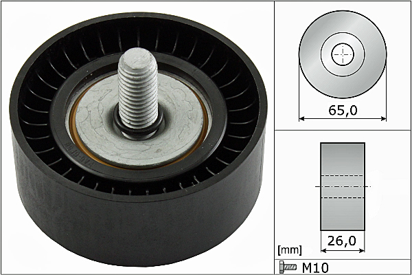 SCHAEFFLER INA Medløberhjul, multi-V-rem 532047910 for SEAT