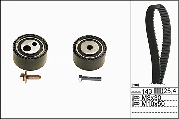 SCHAEFFLER INA Tandremssæt 530044710 for PEUGEOT