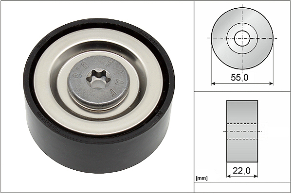 SCHAEFFLER INA Medløberhjul, multi-V-rem 532072010 for MINI BMW TOYOTA