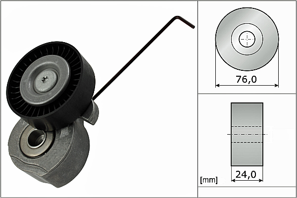 SCHAEFFLER INA Remstrammer, kilerem 534032410 for VOLVO LAND ROVER