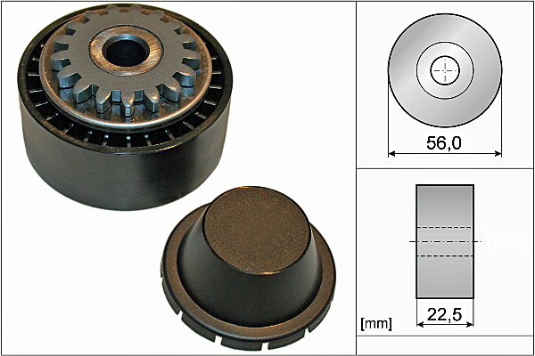 SCHAEFFLER INA Strammehjul, kilerem 531085410 for RENAULT DACIA