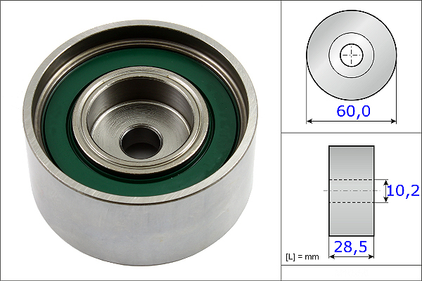 SCHAEFFLER INA Medløberhjul, tandrem 532059910 for FIAT MITSUBISHI