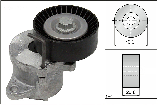 SCHAEFFLER INA Remstrammer, kilerem 534043910 for VAUXHALL GENERAL MOTORS