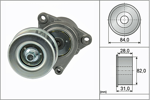 SCHAEFFLER INA Remstrammer, kilerem 534035910 for NISSAN RENAULT