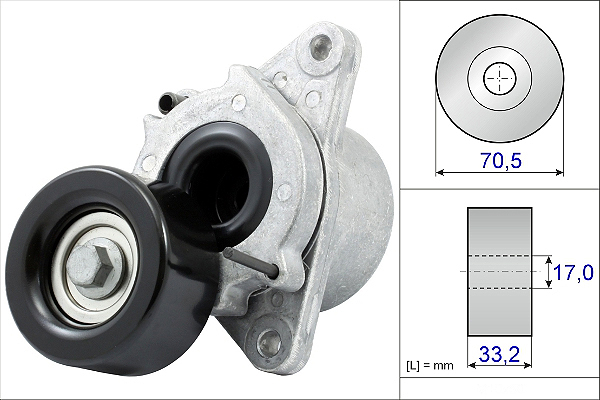 SCHAEFFLER INA Remstrammer, kilerem 534043510 for NISSAN