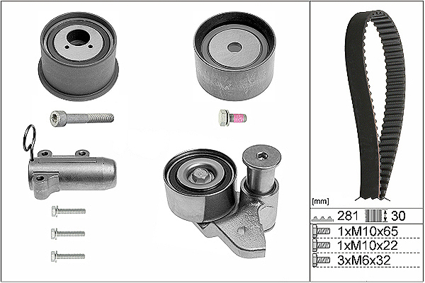 SCHAEFFLER INA Tandremssæt 530048010 for SEAT SKODA