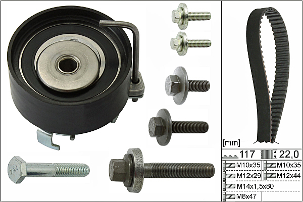 SCHAEFFLER INA Tandremssæt 530049510 for VOLVO FORD FORD (CHANGAN) MAZDA