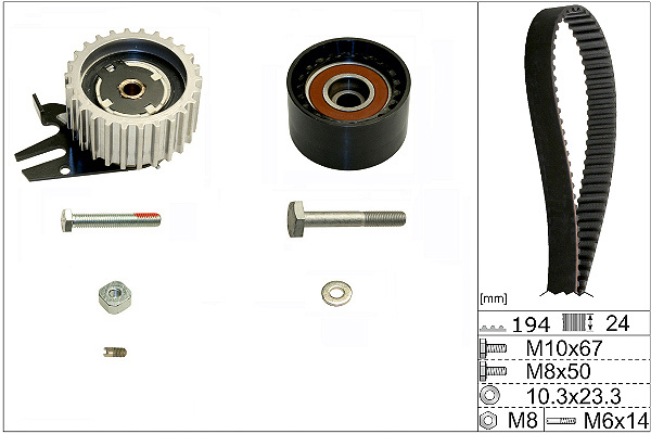 SCHAEFFLER INA Tandremssæt 530056110 for VAUXHALL OPEL FIAT JEEP ALFA ROMEO SUZUKI