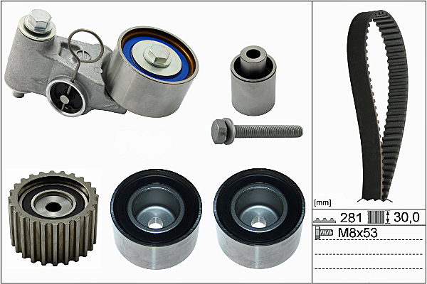 SCHAEFFLER INA Tandremssæt 530056310 for SUBARU