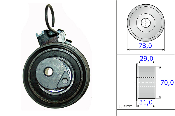 SCHAEFFLER INA Strammehjul, tandrem 531053210 for HYUNDAI (BEIJING)