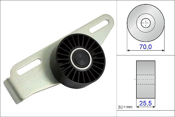 SCHAEFFLER INA Strammehjul, kilerem 531086810 for DACIA RENAULT