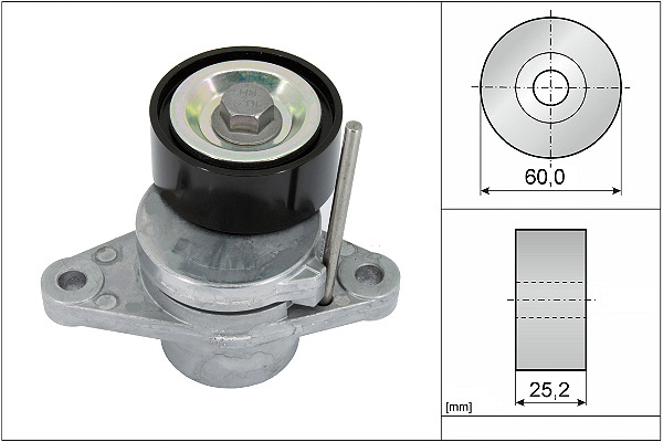 SCHAEFFLER INA Remstrammer, kilerem 534047410 for DACIA NISSAN