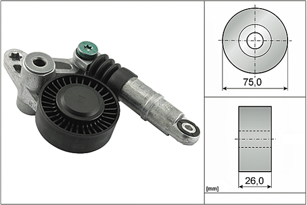 SCHAEFFLER INA Remstrammer, kilerem 534009810 for VW AUDI SKODA PORSCHE