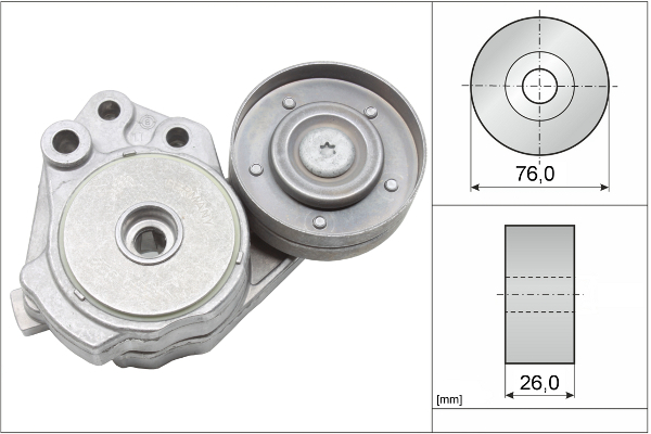 SCHAEFFLER INA Remstrammer, kilerem 534037410 for SKODA