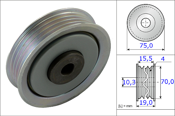 SCHAEFFLER INA Strammehjul, kilerem 531084510 for TOYOTA