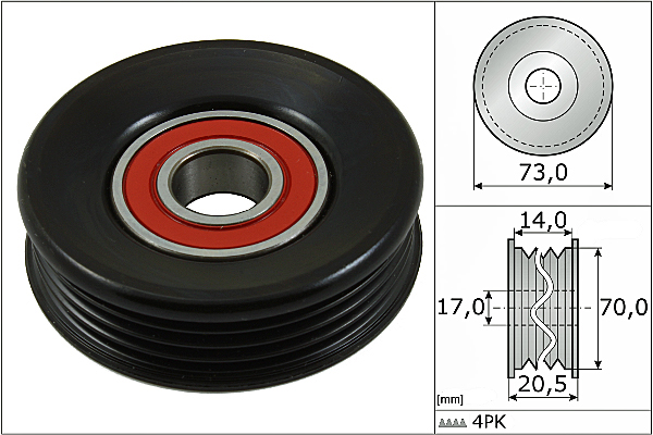 SCHAEFFLER INA Strammehjul, kilerem 531085310 for SUBARU HONDA