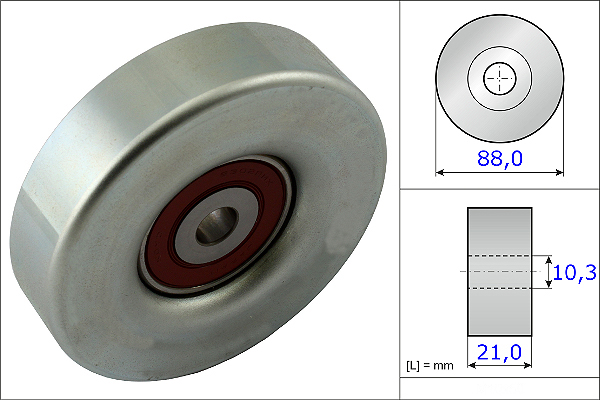 SCHAEFFLER INA Medløberhjul, multi-V-rem 532061810 for LEXUS DAIHATSU